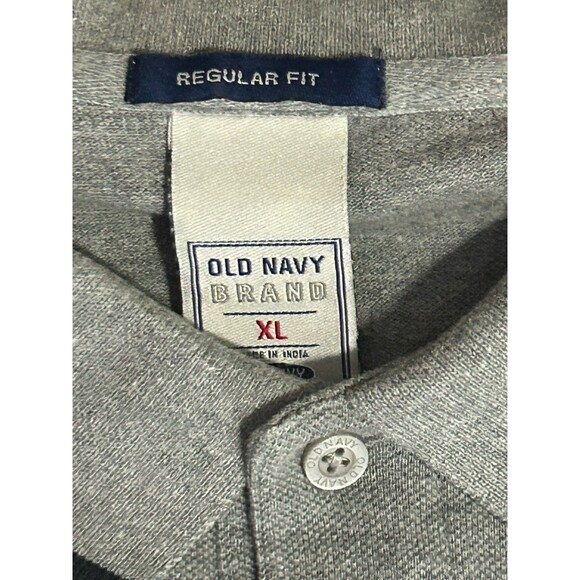 Old Navy Men's Polo Sz Xl‎ Gray - Picture 2 of 3